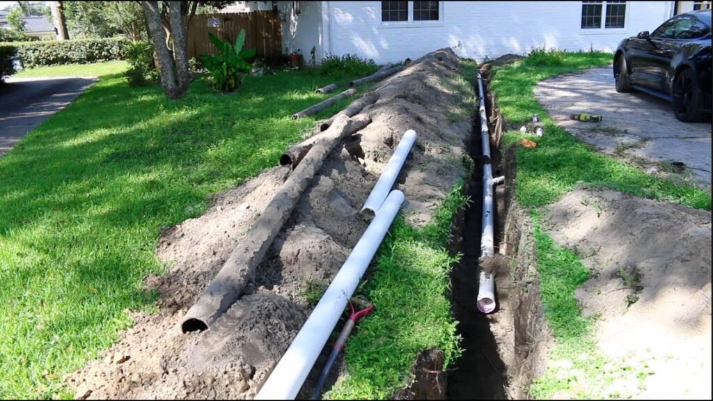 contact drain and sewer plumbing