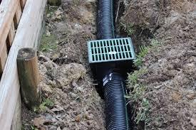 french drain install