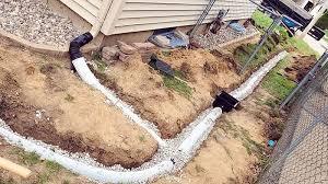 water drainge repair